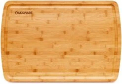 30 X 20 Inch XXXL Bamboo Cutting Board, Kitchen Chopping Boards With Juice Groove For Meat, Cheese, Fruit & Vegetables- Alpine Bamboo Butcher Block Carving Board For Stove Topp -KitchenAid Shop 41wUDhv4 eL. AC