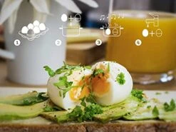 80s BeepEgg, Singing And Floating Egg Timer For Boiling Perfect Soft, Medium Or Hard Eggs, Plays 3 Melodies For 3 Degree Of Hardness, A005390 -KitchenAid Shop 41wiivUeAjS