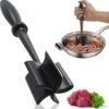 Upgrade Meat Grinder, 5-Curve Blade Ground Beef Masher, Hamburger Meat Grinder, Ground Beef, Turkey And Other Heat-Resistant Masher Tools, Ground Meat Chopper, Mixed Chopper, Non-Stick Mixed Chopper. -KitchenAid Shop 41wnMV0GZ6L