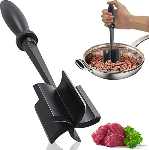 Upgrade Meat Grinder, 5-Curve Blade Ground Beef Masher, Hamburger Meat Grinder, Ground Beef, Turkey And Other Heat-Resistant Masher Tools, Ground Meat Chopper, Mixed Chopper, Non-Stick Mixed Chopper. 3 Upgrade Meat Grinder, 5-Curve Blade Ground Beef Masher, Hamburger Meat Grinder, Ground Beef, Turkey And Other Heat-Resistant Masher Tools, Ground Meat Chopper, Mixed Chopper, Non-Stick Mixed Chopper.