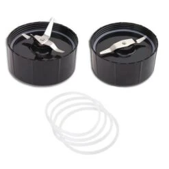 Sduck Cross & Flat Shaver Blades & 4 Pcs Gaskets Replacement Part For Magic Bullet Blender Food Processor -KitchenAid Shop 41wngyQ ilL