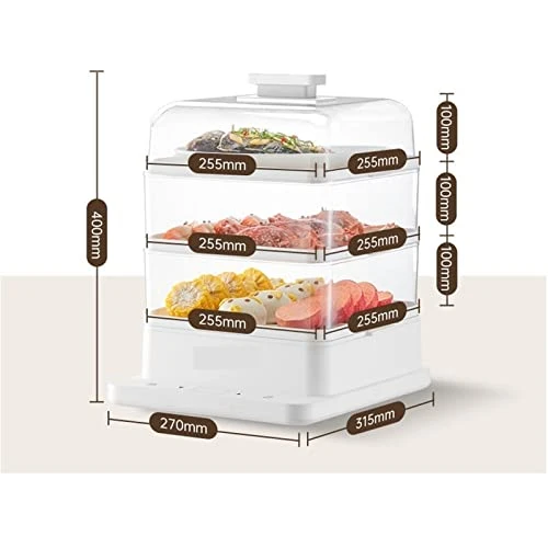 AYENCI Soup Pot, Three Layer Electric Steamer, Large Capacity And Multi-Function Household Steam Cooker, Intelligent Breakfast Reservation Machine 3 AYENCI Soup Pot, Three Layer Electric Steamer, Large Capacity And Multi-Function Household Steam Cooker, Intelligent Breakfast Reservation Machine