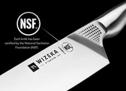 Kitchen Knife Set With Block, NSF Certified 15pcs German Steel 1.4116 Knife Block Set, Professional Chef Knife Set With Built-in Sharpener, Starry Sky Series -KitchenAid Shop 41wssqrVwDL