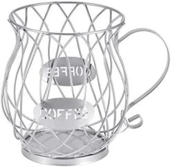 AOZBZ Coffee Pod Holder, Coffee Pod Organizer, Coffee Pod Storage Cup, K Cup Holder Coffee Storage Basket For Home Cafe Hotel (L Size) -KitchenAid Shop 41wy0fr0MyL. AC