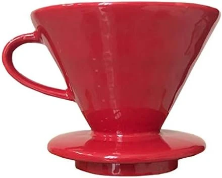 Pour Over Coffee Dripper - Ceramic Slow Brewing Accessories For Home, Cafe, Restaurants - Easy Manual Brew Maker Gift - Strong Flavor Brewer - V02 Paper Cone Filters - Pink, 2 Cup 9 Pour Over Coffee Dripper - Ceramic Slow Brewing Accessories For Home, Cafe, Restaurants - Easy Manual Brew Maker Gift - Strong Flavor Brewer - V02 Paper Cone Filters - Pink, 2 Cup - Image 7