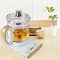 Lectric Kettle Health Pot Multifunction Tea Maker And Kettle 2 Liter Health-Care Decoction Pot Rose Gold Herbal Tea Porridge 800W 110V -KitchenAid Shop 41x4B5N8quL