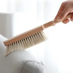 Horsehair Hand Brush Soft Bristles Oiled Beech Wood Handle Small 12 Inch Long (White Horsehair) -KitchenAid Shop 41xG9qxwqWL