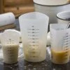Flexible Measuring Cups, Silicone, Set Of 3, Includes: 1, 2 & 4 Cups