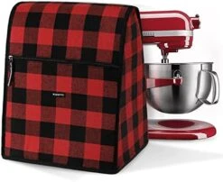 BAGSPRITE Stand Mixer Cover For KitchenAid Mixer, Kitchenaid Mixer Cover For 4.5-8 Quart Tilt Head & Bowl Lift Models, Kitchen Aid Mixer Covers - Extra Pockets For Mixer Appliance Accessories -KitchenAid Shop 41xJO1QDltL. AC