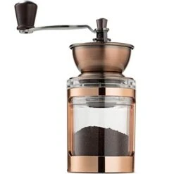 Manual Coffee Grinder With Adjustable Settings| Sleek Hand Coffee Bean Burr Mill Great For French Press, Turkish, Espresso & More | Premium Coffee Gadgets Are An Excellent For Coffee Lovers