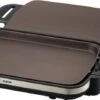 EA-DCC10 Gourmet Sizzler Electric Griddle,Stainless Brown Extra Large