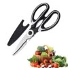 Kitchen Shears Heavy Duty,Kitchen Shears Multi Purpose,Poultry Shears,Kitchen Scissors,Kitchen Shears,Meat Scissors,Suitable For Chicken,Fish,Poultry,Vegetables,Fruit,Barbecue,Seafood,Black