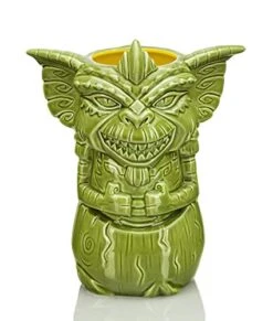 Geeki Tikis Gremlins Stripe Mug | Official Gremlins Collectible Tiki Style Ceramic Cup | Holds 23 Ounces