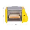 MBJ Bread Maker Multifunction Mini Electric Baking Bakery Roast Oven Grill Fried Eggs Omelette Frying Pan Breakfast Machine Bread Maker Toaster (Color : Yellow)