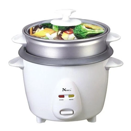ARITA NRC-150 3-Cup Non-Stick Rice Cooker With Steamer, White 3 ARITA NRC-150 3-Cup Non-Stick Rice Cooker With Steamer, White