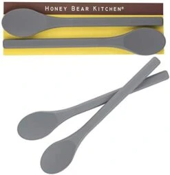 Oney Bear Kitchen Silicone Stirring Spoon (Set Of 2, Black Bear Black) For Coffee & Tea -KitchenAid Shop 41xlkIP47wL. AC