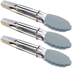 Mini Tongs With Silicone Tips 7-Inch Small Serving Tongs, Set Of 3 (Black White Gray) 25 Mini Tongs With Silicone Tips 7-Inch Small Serving Tongs, Set Of 3 (Black White Gray) -KitchenAid Shop 41xnFcpecpL. AC