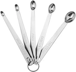 Measuring Cups, Measuring Cups And Spoons Set, 6 Measuring Spoons Set And 5 Measuring Cup Set, Stainless Steel Measuring Cups, Metal Measuring Cups, Mini Teaspoon Measuring Spoons Equivalents -KitchenAid Shop 41xwBbkRuLL. AC