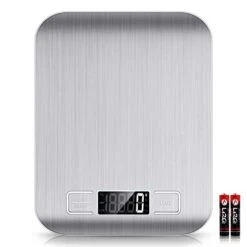 Food Scale Pink, 10kg/22lb Digital Kitchen Scale Weight Grams And Oz For Baking And Cooking, 1g/0.1oz Precise Graduation, Easy Clean Stainless Steel -KitchenAid Shop 41xy86wFllL