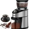 Electric Burr Coffee Grinder, Automatic Conical Burr Mill Coffee Bean Grinder With 12 Precise Grind Settings And Cup Selection, Large Capacity, Stainless Steel