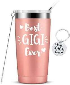 Best Gigi Ever-Grandma Gifts From Granddaughter Grandson Mothers Day Birthday Christmas Gifts For New Grandma,Nana,Mimi,Soon To Be Gigi,Stainless Steel Insulated Grandmother Mug Cup 20Ounce Multicolor -KitchenAid Shop 41xysb55fIS. AC