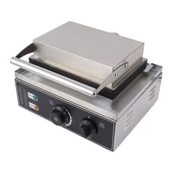 TARSHYRY Electric Donut Maker Machine, Precise Temperature Control Commercial Electric Donut Maker Carefully Polish Edges Double Sides Heating For Bakery For Bar (US Plug 110V)