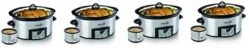 Crock-Pot 6-Quart Countdown Programmable Oval Slow Cooker With Dipper, Stainless Steel, SCCPVC605-S -KitchenAid Shop 41y8HXCuanL. AC