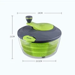 MYBAQ,Lettuce Spinner,Salad Washer,Salad Spinner,Vegetable Dryer Spinner,Fruit Spinner,Fruit And Vegetable Washing Machine,9.45"L*9.45"W*8.27"H,Salad Spinner For Washing Vegetables And Fruits (green). -KitchenAid Shop 41yClyYoWNL