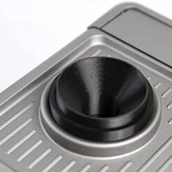 Ville Sage Grinder Single Dose Hopper Low Profile Add-On With Silicon Bellow Black Color …