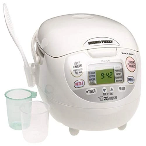 Micom Water Boiler & Warmer, 135 Oz. / 4.0 Liters, Silver And NS-ZCC10 Neuro Fuzzy Rice Cooker, 5.5-Cup, White 5 Micom Water Boiler & Warmer, 135 Oz. / 4.0 Liters, Silver And NS-ZCC10 Neuro Fuzzy Rice Cooker, 5.5-Cup, White - Image 3