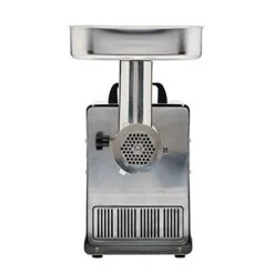 Products 17791 Big Bite #8 .5HP Stainless Steel Electric Meat Grinder, Silver