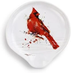 Sunflower Watercolor Yellow On White 5 X 5 Glossy Stoneware Spoon Rest -KitchenAid Shop 41ybuvhkctL. AC