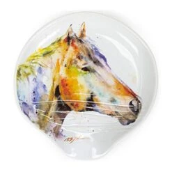 Demdaco Big Sky Carvers Good Lookin' Horse Spoon Rest, Multicolored