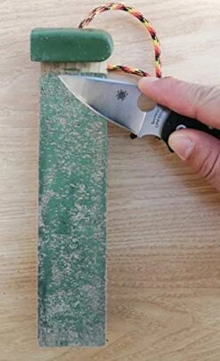 Leather Paddle Strop With 1 Oz Polishing Compound, For Sharpening & Honing- Knives, Straight Razor, Woodcarving Chisels  -KitchenAid Shop 41ylKWKuUHL