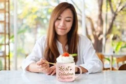 Best Grandma Mug Best Grandma Ever Mug Grandma Gifts Birthday Mothers Day Gifts For Grandma From Granddaughter Grandson Grandchildren Grandkids 12 Ounce Exquisite Box Spoon And Mug Mat Pink -KitchenAid Shop 41yohCd2GEL