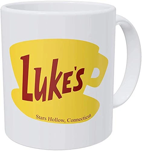 Thinker Art Funny Coffee Mug - 11OZ Ceramic - Luke's Diner. Best Gift Or Souvenir. 3 Thinker Art Funny Coffee Mug - 11OZ Ceramic - Luke's Diner. Best Gift Or Souvenir.