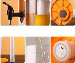 GOOFFY Beer Dispenser For Bar,Drinks Dispenser For Partie Beer Tower, 3L Clear Beverage Tower Dispenser, Party Beer Dispenser, With Colorful Lights And Removable Ice Tube, Easy To Clean, Party, Restau 13 GOOFFY Beer Dispenser For Bar,Drinks Dispenser For Partie Beer Tower, 3L Clear Beverage Tower Dispenser, Party Beer Dispenser, With Colorful Lights And Removable Ice Tube, Easy To Clean, Party, Restau -KitchenAid Shop 41yqVp4mIHL