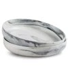 Porcelain Serving Bowl Set Ceramic Serving Bowl Set Salad Pasta Bowl Set 2 Pack, Grey Marble, Stackable 10-inch -KitchenAid Shop 41yx9TI0LqL