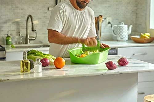 Salad Chopper Set With Mezzaluna Knife And Chopping Tray By Messless … (Chopping Set (Knife + Tray)) 4 Salad Chopper Set With Mezzaluna Knife And Chopping Tray By Messless … (Chopping Set (Knife + Tray)) - Image 2