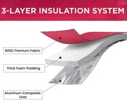 Wine Carrier - Wine Tote - Wine Cooler Bag - Gel Wine Cooler Sleeve - Insulated Wine Tote Bag - Wine Bag With Wine Chiller Sleeve - Portable Wine Bottle Carrier For Travel -KitchenAid Shop 41z8tOgVCbL