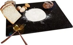 Gulploug Natural Midnight Granite Pastry Board - Ultra-Thin & Lightweight Granite Slab For Baking & Cutting - Black, 13.5 Pounds - 16x20x2/5 Inch Size Perfect For Kitchens & Bakeries! -KitchenAid Shop 41zCNho0mJL. AC