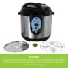 CAREY DPC-9SS Smart Electric Pressure Cooker And Canner, Stainless Steel, 9.5 Qt -KitchenAid Shop 41zFnLdo0fL