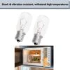 Light Bulbs For GE Microwave WB36X10003 - E17 Base 130V 40W Microwave Light Bulb For GE Maytag Frigidaire Kenmore Microwave Oven, 2 Pack -KitchenAid Shop 41zFugzeeuL