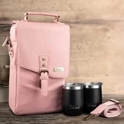 Insulated Leather Wine Bag With 2 Stainless Steel Wine Tumblers. Leather Wine Bottle Carrier Tote. Wine Bags For Travel. Picnic Tote, Beach Wine Cooler Bag, Wine Travel Case. Wine Gift For Men 15 Insulated Leather Wine Bag With 2 Stainless Steel Wine Tumblers. Leather Wine Bottle Carrier Tote. Wine Bags For Travel. Picnic Tote, Beach Wine Cooler Bag, Wine Travel Case. Wine Gift For Men -KitchenAid Shop 41zJ58cAdKS. AC