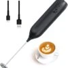 Electric Milk Frother Handheld With 500mAh Type-C Rechargeable Design Foam Maker, Coffee Hot Chocolate Egg Whisk Drink Mixer Mini Blender 2 Electric Milk Frother Handheld With 500mAh Type-C Rechargeable Design Foam Maker, Coffee Hot Chocolate Egg Whisk Drink Mixer Mini Blender -KitchenAid Shop 41zMhISzUmL