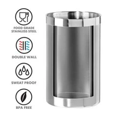 Oggi Wine Cooler, Stainless Steel 8 Oggi Wine Cooler, Stainless Steel -KitchenAid Shop 41zX7ZfiD1L