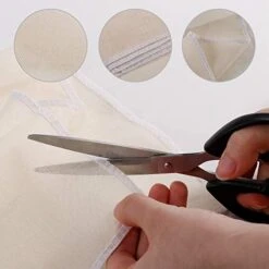 XelNaga 5 Pack Muslin Cloths Reusable For Straining, 100% Unbleached Pure Cotton Cheesecloth, Soft Square Cheese Clothes Weave Fabric Filter For Cooking, Baking (50 X 50 Cm Food Strainer Cloth) -KitchenAid Shop 41zakW9wJDL