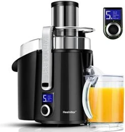 650W 3 Speeds Juicer Machines Vegetable And Fruit, Healnitor Centrifugal Juice Extractor With Big Mouth 3” Feed Chute, Easy To Clean, BPA-Free Compact Centrifugal Juice Maker, White -KitchenAid Shop 41zexL830TL. AC