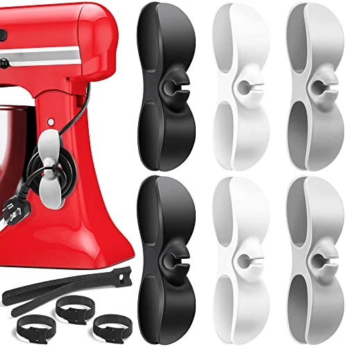 Cord Organizer For Kitchen Small Home Appliance, 6 Pcs Cord Wrapper Cord Holder With 10 Pcs Reusable Cable Ties, Appliance Cord Organizer Stick On Mixer, Coffee Maker, Pressure Cooker And Air Fryer 3 Cord Organizer For Kitchen Small Home Appliance, 6 Pcs Cord Wrapper Cord Holder With 10 Pcs Reusable Cable Ties, Appliance Cord Organizer Stick On Mixer, Coffee Maker, Pressure Cooker And Air Fryer