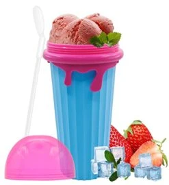 [Upgrade 500ML] Slushy Cup Slushy Maker Cup TIK TOK Frozen Magic Squeeze Cup - Quick Cool Slushy Milk Shake Ice Cream Smoothies Cup